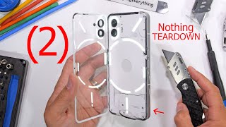 Nothing Phone 2 TEARDOWN  The LEDs arent what they seem [upl. by Ahseena]