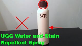 ✅ How To Use UGG Water and Stain Repellent Spray Review [upl. by Macfarlane]