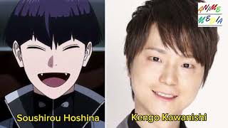 Kaiju no 8 Voice Actor Japanese Anime Voice Actors and their characters  kaiju kaijuno8anime [upl. by Trout]