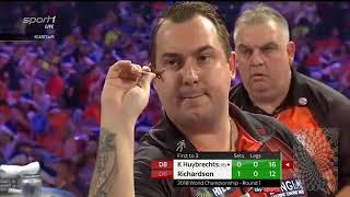 Huybrechts v Richardson  Round 1  2018 World Darts Championship [upl. by Utley]