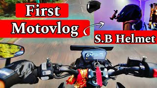 New Motovlog with SB Helmet [upl. by Emmerie]