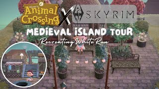 SKYRIM INSPIRED MEDIEVAL ISLAND TOUR Animal Crossing New Horizons [upl. by Bowerman]