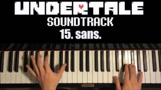 Undertale OST  15 sans Piano Cover by Amosdoll [upl. by Dacy816]