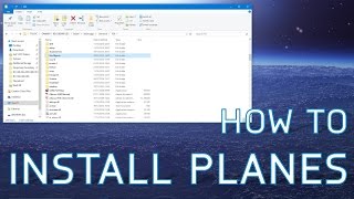 How to Install Planes on FSX  Freeware Aircraft  Tutorials [upl. by Kempe]
