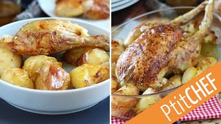 Le POULET RÔTI AU FOUR du dimanche  la recette facile et familiale [upl. by Longtin]