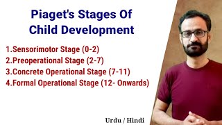 Piagets Cognitive Development Theory  Piaget Stages Of Child Development  CTET 2024  CDP [upl. by Aaren]