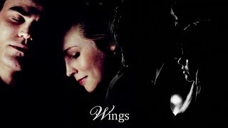 Damon amp Elena  Stefan and Caroline  Wings [upl. by Nnylirehs]