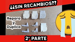 22 🔧4 formas de reparar o duplicar piezas de plastico roto sin recambio Arreglar plastico [upl. by Demetria]