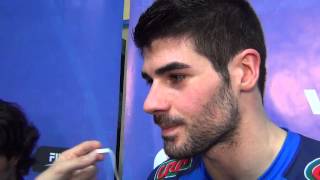 FIVBWorldLeague  ItaliaPolonia 31 intervista a Filippo Lanza [upl. by Angadresma79]