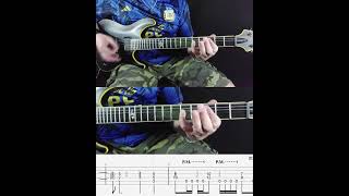 Ronnie James Dio  We Rock Riff  Guitar lesson with TAB  Tutorial  Cover [upl. by Nimajaneb197]