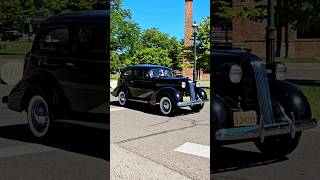 1936 Pontiac Deluxe amp 1965 Ford Mustang Drive By Engine Sound Motor Muster Greenfield Village 2024 [upl. by Ydisahc82]