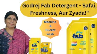 Godrej Fab Liquid Detergent Review [upl. by Glogau]