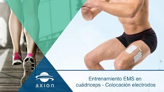 Colocación electrodos para entrenamiento EMS cuádriceps o muslos  Electroestimulación desde casa [upl. by Micki]