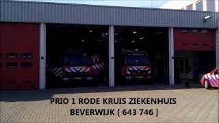 Brandweer Beverwijk rukt uit naar het Rode Kruis Ziekenhuis [upl. by Laktasic]