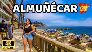 🇪🇸4K ALMUÑÉCAR  The Most Beautiful Beach Town on Costa Tropical  Spain Andalucía [upl. by Koh]