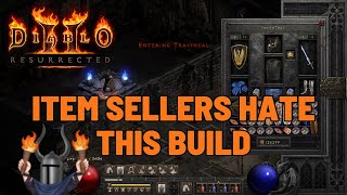 Diablo 2 Barbarian Guide Get rich without trying in Travincal amp find item🤑 [upl. by Rednal]