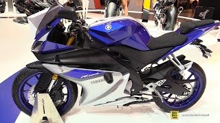 2016 Yamaha R125  Walkaround  2015 EICMA Milan [upl. by Samuela922]