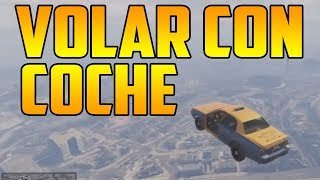 Truco para VOLAR con un COCHE  ¡¡IMPRESIONANTE  GTA V Online 109 [upl. by Chita]