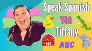 Bilingual Babies Alphabet letters AE in Spanish  Learn the alphabet and counting with Tiffany [upl. by Yseult24]