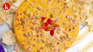 Velveeta Sausage Dip 3 Ingredients [upl. by Jemy]