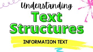 Text Structure Mini Lesson [upl. by Derfnam524]