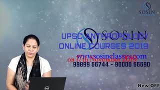 Anthropology UPSC Course SosinClasses UPSC Anthropology Online course November 2019 [upl. by Sapphire]