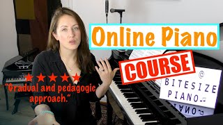 ONLINE BEGINNER PIANO COURSE How To Read Music  The Bitesize Piano Course [upl. by Lewak]