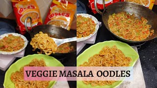 SAFFOLA OODLES VEGGIE MASALA OODLES EASY EVENING SNACK MASALA OODLES EVENING SNACK [upl. by Ahsiakal]