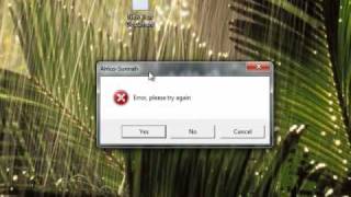 Fake Error Message  Trick [upl. by Andee]