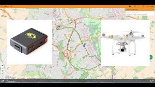 GPS TK102 Live Real time Tracking 2G GRPS Setup DJI Phantom Drone [upl. by Arvin109]