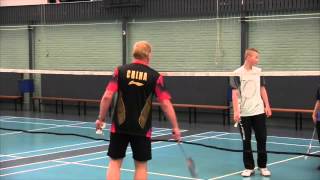 Badminton Dubbelspel [upl. by Lanrev]