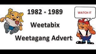 19821989 Weetagang Weetabix Cereal Advert Compilation [upl. by Alil435]