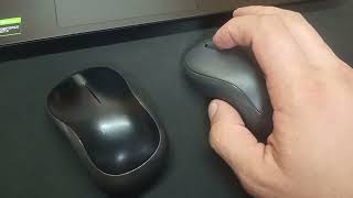 Logitech M240 vs Logitech M185 pressing sound [upl. by Ahsiloc]