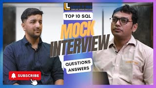 Sql Interview Question and answer for Fresher  SQL Interview Preparation  SQL Live Mock Interview [upl. by Claudetta]