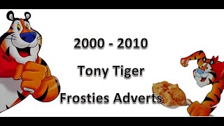 20002010 Tony The Tiger Frosties Cereal Advert Compilation [upl. by Yrnehnhoj22]