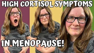 7 Menopause symptoms linked to high cortisolTips to lower cortisol [upl. by Egwin]