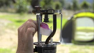 Changing a mantle on a gas lantern Camping Lighting Part 3 [upl. by Amikat]