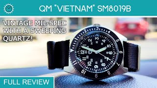 QM SM8019B  Benrus Type 2 homage  Full review [upl. by Eziechiele186]