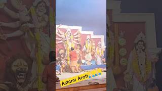 Durga pooja Astami Aroti  Dhak ar bajna 🌺🌷🙏🏻❤Anishsarkarvlog viralshort shorts viralshort [upl. by Ahsetra]