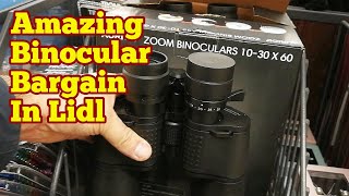 Amazing Binocular Bargain In Lidl Auriol Zoom Binoculars 10X3060 [upl. by Harl720]