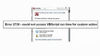 Error 2738 solutions  could not access VBScript run time for custom action [upl. by Calva210]