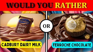 Would You Rather Expensive And Luxury Chocolates Edition [upl. by Adiasteb841]