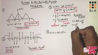 96 PROBLEMS on Periodic amp Non Periodic signals1  EC Academy [upl. by Acirne]