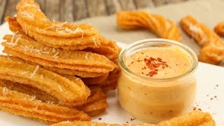 Käse Churros bei AMERIKANISCH KOCHEN Cheesy Week [upl. by Lledra]