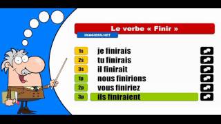 La conjugaison du verbe Finir  Indicatif Conditionnel Présent [upl. by Wang346]