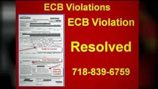 ECB Violations  Help Right Now for Your ECB Violation and ECB Violations [upl. by Darla704]