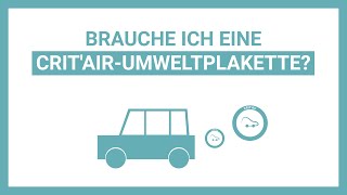 Die französische CritAirUmweltplakette [upl. by Abba236]