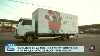 Campanha do Agasalho da NDTV mais de 11 milhão de peças arrecadadas com sucesso [upl. by Esinrahc]