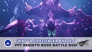 Jenova Lifeclinger Phase 4 final phase  FF7 Rebirth Last Boss Battle OST [upl. by Rozalie]