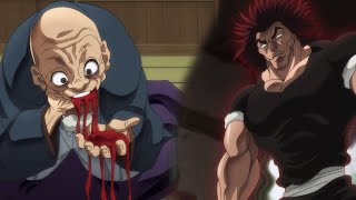 Yujiro Hanma nearly kills a man with his stare [upl. by Gaves159]